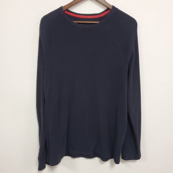 Urban Pipeline Men Long Sleeve Waffle Knit Thermal Shirt Size XXL Blue Baselayer - Picture 1 of 8